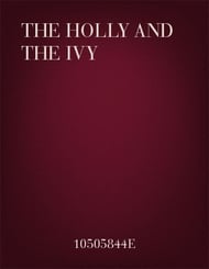 The Holly and the Ivy SATB choral sheet music cover